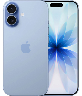 Смартфон Apple iPhone 17 (eSim) 256 ГБ Синий